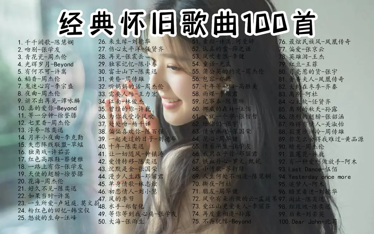 粤语经典老歌合集下载：粤语经典怀旧Beyond歌曲精选100首MP3下载