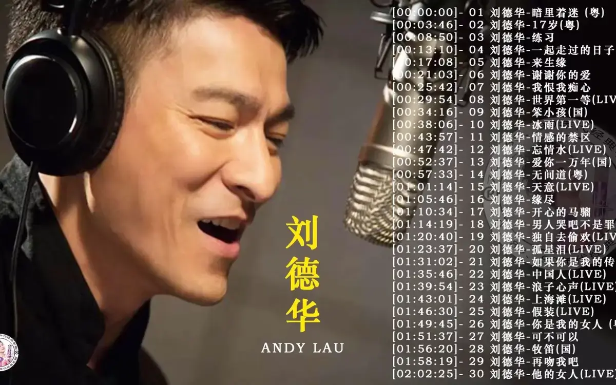刘德华歌曲下载-刘德华经典歌曲合集大全-刘德华歌曲粤语经典老歌精选150首