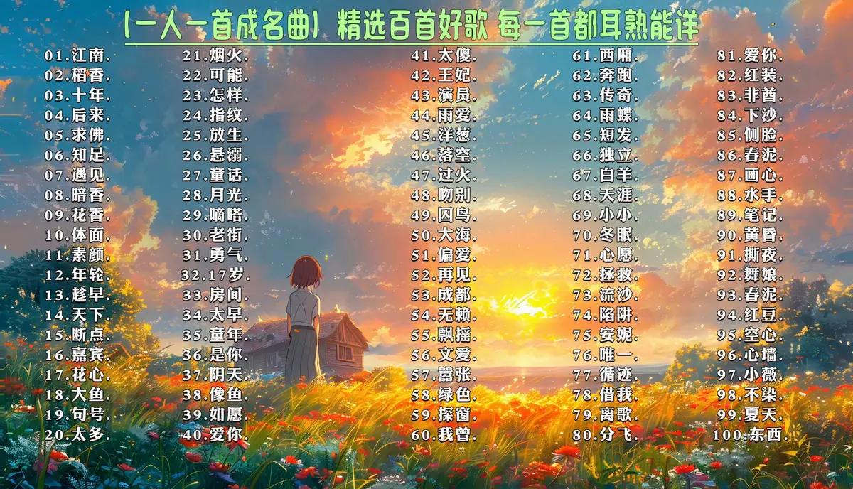 歌曲大全100首流行歌曲免费听-最新音乐下载网站无损音质WAV/MP3持续更新